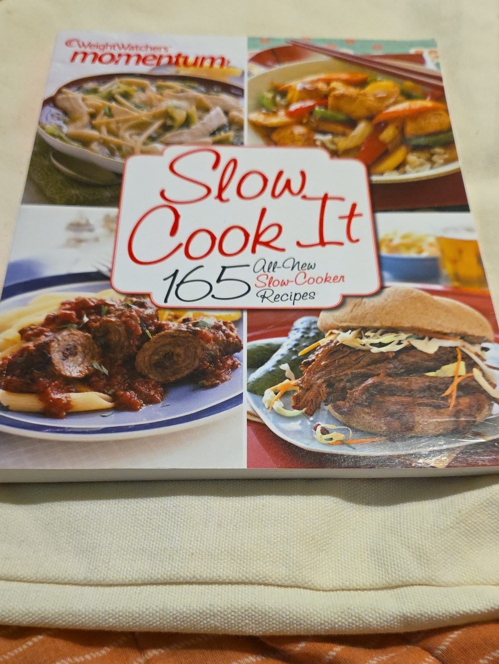 Weight Watchers Slow Cook It Cookbook - Red and White Cover